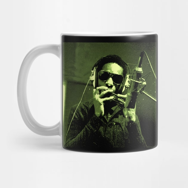 Stevie Wonder Harmonica Light Green by OliverIsis33